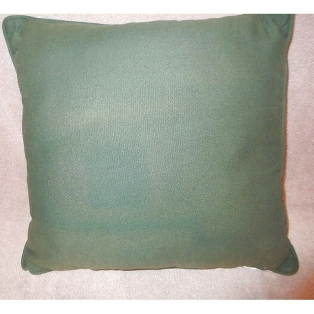 Vtg Cat Tapestry Throw Pillow 16